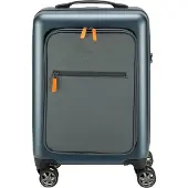 Princess Traveller PT-01 Deluxe - Handbagage Koffer met Voorvak - Platinum Navy - 36L - 55×34×23cm