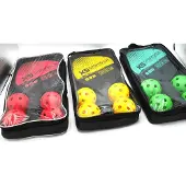 Jonotoys Houten tennis set met 4 ballen in 3 kleuren leverbaar