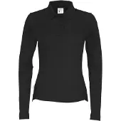 Cottover 141017 Poloshirt Ls Pique Regular Fit Dames | Maat: XXL
