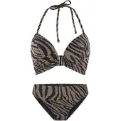 Lingadore Bikini bruin gemêleerd / zwart