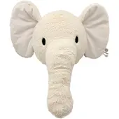 Label Wanddecoratie Elephant Elly Ivory