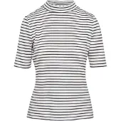 Comma Shirt zwart / wit