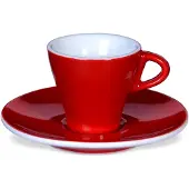ClubHouse kop en schotel Gardenia, 65 ml, rood