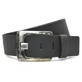 Timbelt Leren Riem 5 cm Zwart