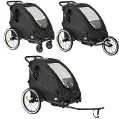 Deryan Fietskar Wandelwagen en hardloopkinderwagen