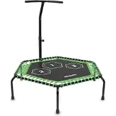 VirtuFit Fitness Trampoline Pro met Handvat - Zwart - 127 cm
