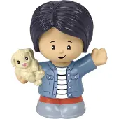 Fisher-Price Little People Woman with Puppy, 1 jaar, Meerkleurig