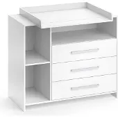 Vicco Oskar Commode – 113 x 100 cm met laden Wit