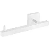 Tres Toiletrolhouder Cuadro Zonder Deksel Mat Wit