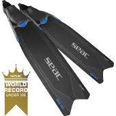 Seac Sub Bm30 Freediving Fins Blauw,Grijs EU 43-44