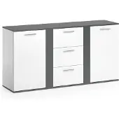 Vicco Novelli Dressoir – 40 x 80 cm met laden Antraciet