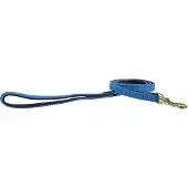 Kentucky Dogwear - Gevlochten Nylon presentatielijn hond lichtblauw 120 cm