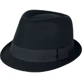R.e.d. by emp Hoed - Brim Hat - zwart - Maat L-XL