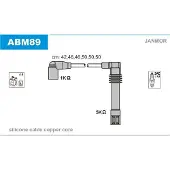 JANMOR ABM89 Bougiekabels