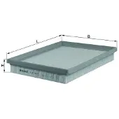 MAHLE ORIGINAL LX 887 Luchtfilter