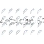 NTY NPW-BM-156 Aandrijfas