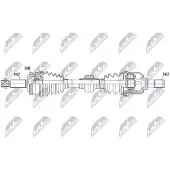NTY NPW-HY-557 Aandrijfas