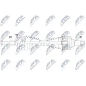NTY NPW-CH-090 Aandrijfas