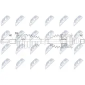 NTY NPW-CH-088 Aandrijfas