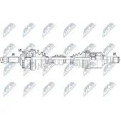 NTY NPW-NS-060 Aandrijfas