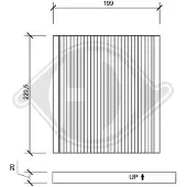 Diederichs DCI1102 Interieurfilter