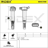 RIDEX 689C0166 Bobine