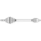 ERA Benelux DA50570 Aandrijfas
