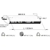 ERNST 600019 Uitlaat middendemper
