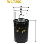 WIX FILTERS WL7260 Oliefilter