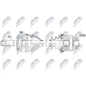 NTY NPW-KA-380 Aandrijfas