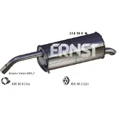 ERNST 314169 Einddemper