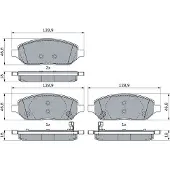 Bosch 0 986 494 906 Remblokken