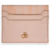 Scotch & Soda Leather Cardholder Ivory Maat: OS | Outlet | Unisex | Wit