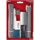 Darice Studio 71 Houtskool potloden - Sketching - 18 stuks