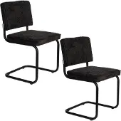 Zuiver eetkamerstoel (set van 2) Ridge Soft