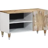 vidaXL Tv-meubel 80x31,5x46 cm massief mangohout
