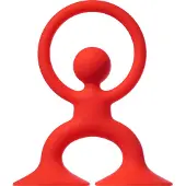 Moluk NOOGI Rood, in siliconen rubber, in doos, 0+