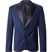 Drykorn Business-colbert 'LORIENT' donkerblauw / zwart