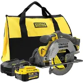 Stanley FATMAX SFMCS500M1S 18V V20 Accu Cirkelzaag | 1x 18V 4,0Ah Accu + Lader | In Softbag - SFMCS500M1S-QW