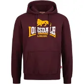 Lonsdale Sweatshirt 'Thurning' bourgogne