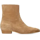 Manfield Beige suède chelsea boots | Maat 38