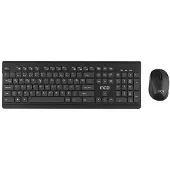 Inca IWS-519 toetsenbord Inclusief muis RF Draadloos QWERTY Turks Zwart