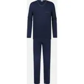 Mey Pyjama extra lang Serie Pure Night Yacht Blue | Maat M/T
