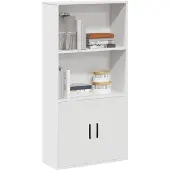 vidaXL Boekenkast 60x24x120 cm bewerkt hout wit