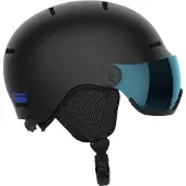 Salomon - Kinder skihelmen - Orka Visor Black voor Unisex van Wol - Kindermaat S - Zwart
