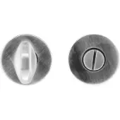 HDD pro WC Garnituur Rond Klikrozas 50 Mm Inox Look