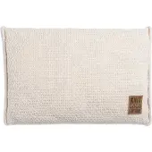 Knit Factory Jesse Sierkussen - Rechthoekig kussen - Kussen woonkamer - Bank kussen - Decoratie kussen - Beige - 60x40 cm - Kussenhoes inclusief kussenvulling