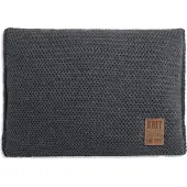 Knit Factory Maxx Kussen - Antraciet - 60x40 cm