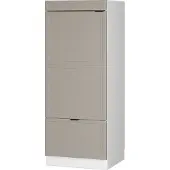 Vicco Hoge kast Fame-Line, GrijsBeige/Wit, 60 cm