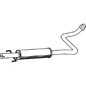 VEGAZ TS-289 Uitlaat middendemper